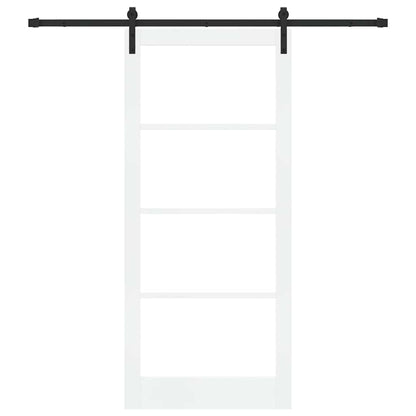Porta scorrevole ORKDAL Bianco e Nero 93 x 211 cm | homemem39