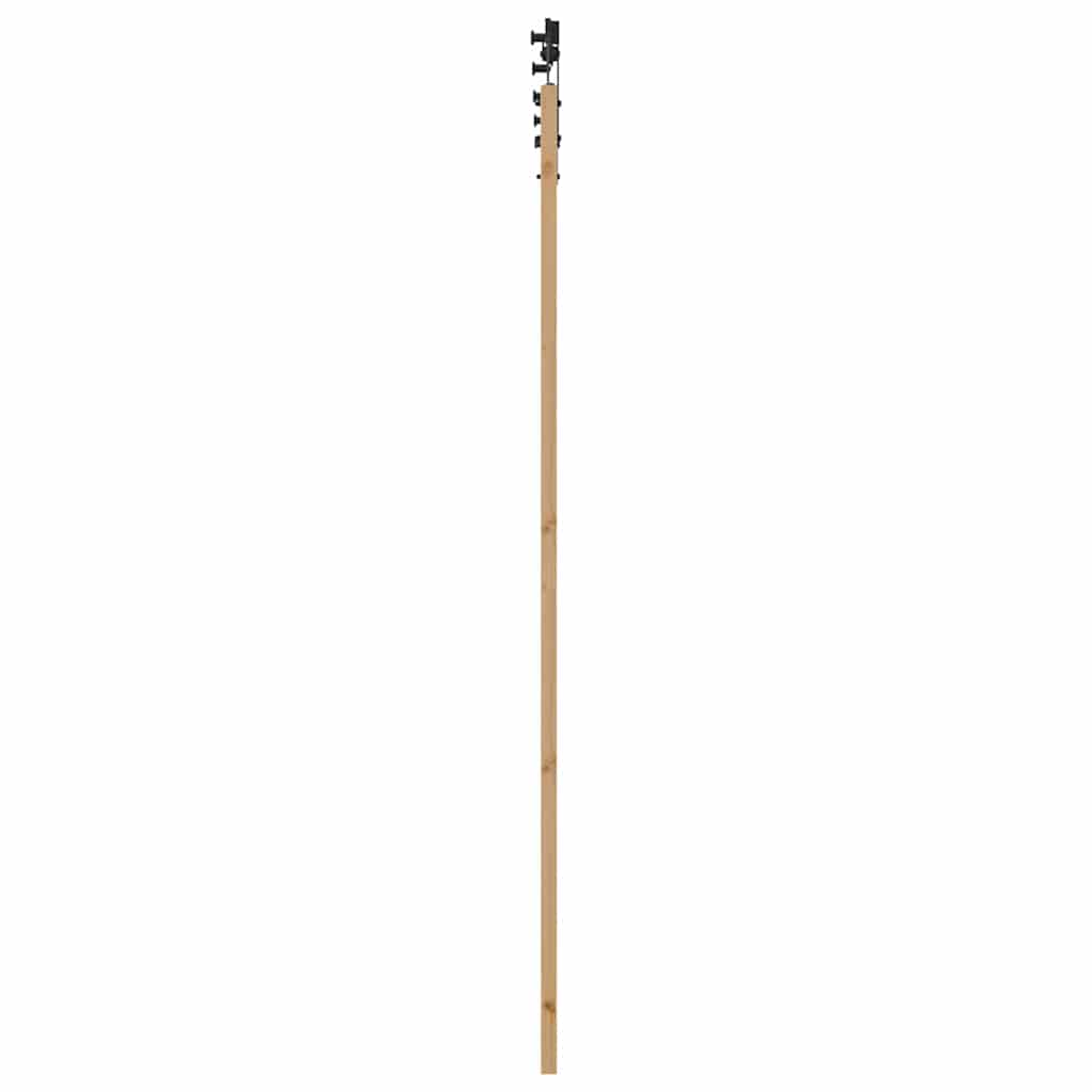 Porta scorrevole ORKDAL Naturale e Nero 93 x 232 cm | homemem39