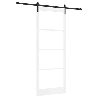 Porta scorrevole ORKDAL Bianco e Nero 93 x 232 cm | homemem39