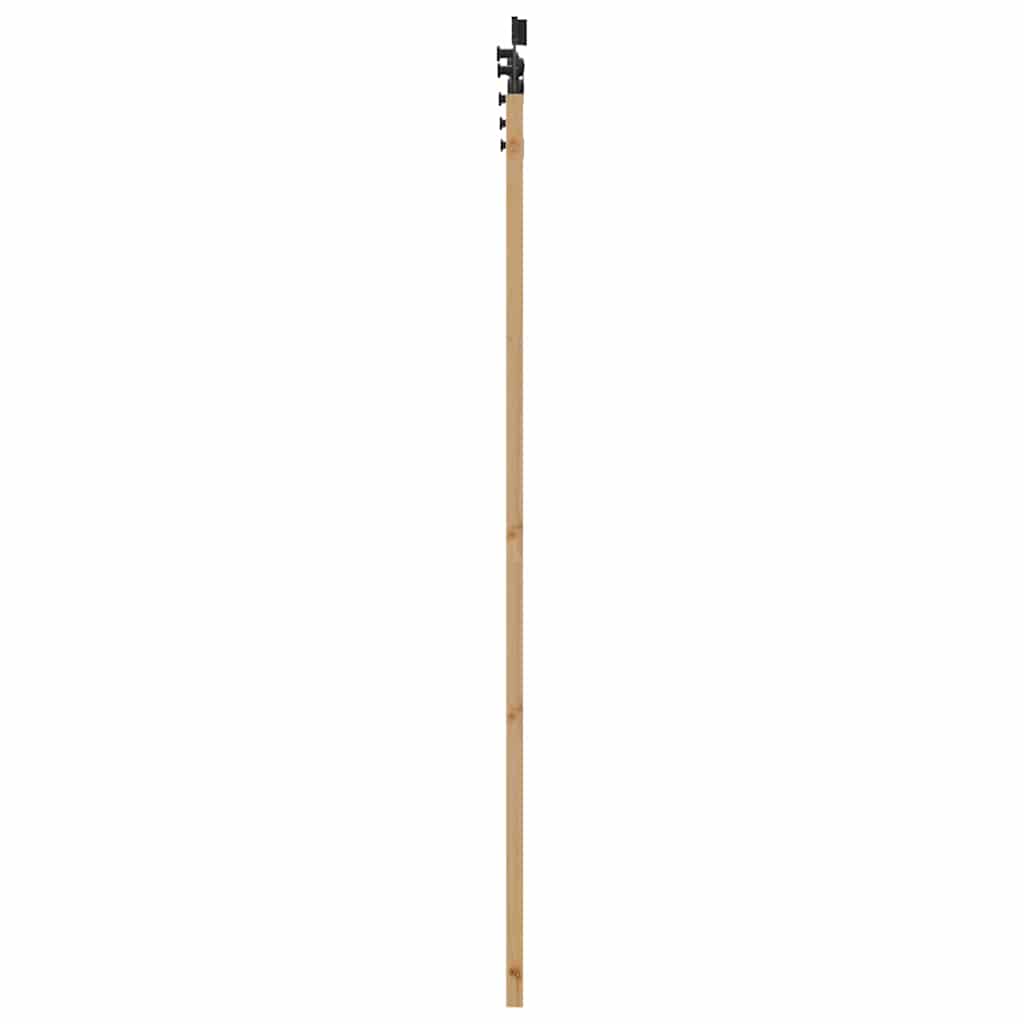 Porta scorrevole ORKDAL Naturale e Nero 61 x 198,5 cm | homemem39