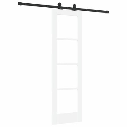 Porta scorrevole ORKDAL Bianco e Nero 61 x 198,5 cm | homemem39