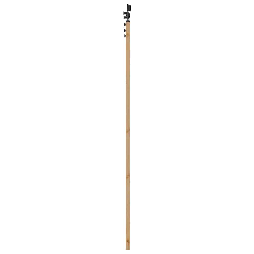 Porta scorrevole ORKDAL Naturale e Nero 73,5 x 198,5 cm | homemem39
