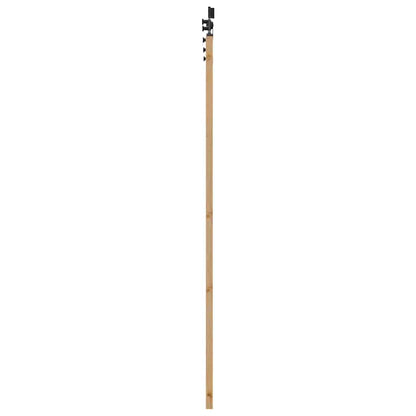 Porta scorrevole ORKDAL Naturale e Nero 73,5 x 198,5 cm | homemem39