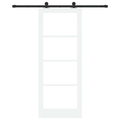 Porta scorrevole ORKDAL Bianco e Nero 83 x 211 cm | homemem39