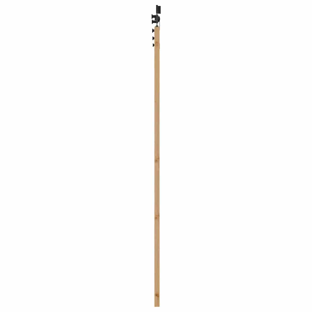 Porta scorrevole ORKDAL Naturale e Nero 93 x 202 cm | homemem39