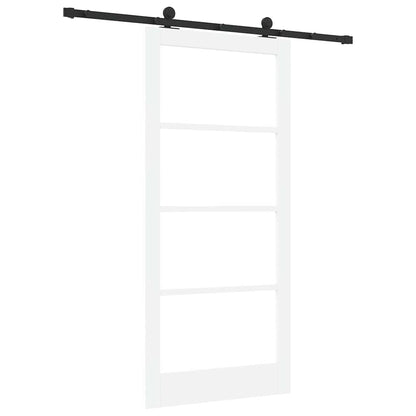 Porta scorrevole ORKDAL Bianco e Nero 93 x 202 cm | homemem39