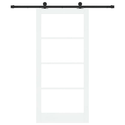 Porta scorrevole ORKDAL Bianco e Nero 93 x 202 cm | homemem39