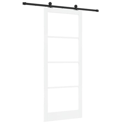 Porta scorrevole ORKDAL Bianco e Nero 93 x 232 cm | homemem39