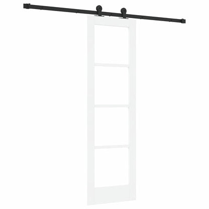 Porta scorrevole ORKDAL Bianco e Nero 61 x 198,5 cm | homemem39