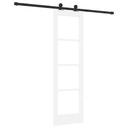 Porta scorrevole ORKDAL Bianco e Nero 61 x 198,5 cm | homemem39