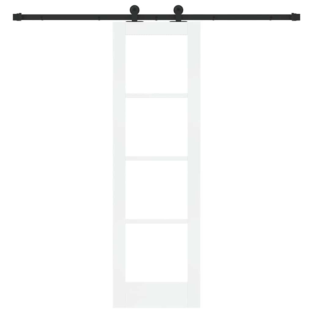 Porta scorrevole ORKDAL Bianco e Nero 61 x 198,5 cm | homemem39