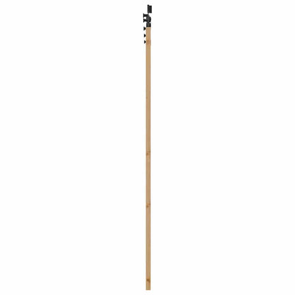 Porta scorrevole ORKDAL Naturale e Nero 73,5 x 198,5 cm | homemem39
