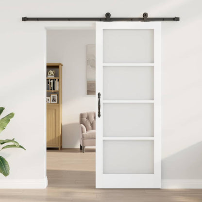 Porta scorrevole ORKDAL Bianco e Nero 83 x 211 cm | homemem39