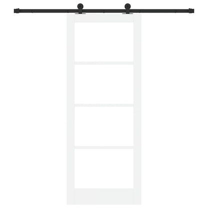 Porta scorrevole ORKDAL Bianco e Nero 83 x 211 cm | homemem39