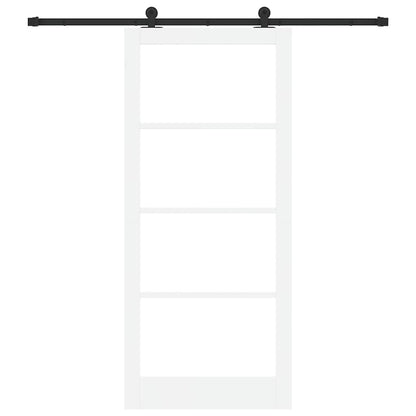 Porta scorrevole ORKDAL Bianco e Nero 93 x 211 cm | homemem39