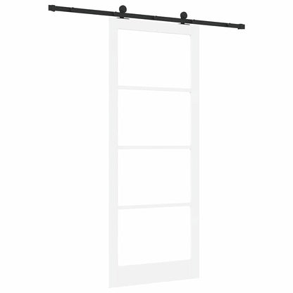Porta scorrevole ORKDAL Bianco e Nero 93 x 232 cm | homemem39