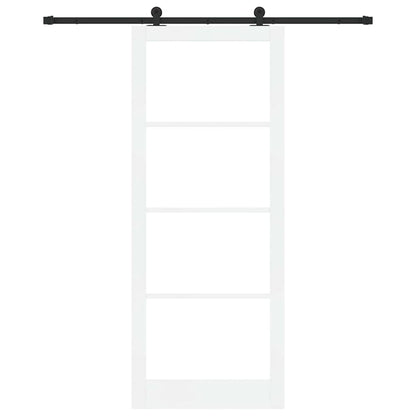 Porta scorrevole ORKDAL Bianco e Nero 93 x 232 cm | homemem39