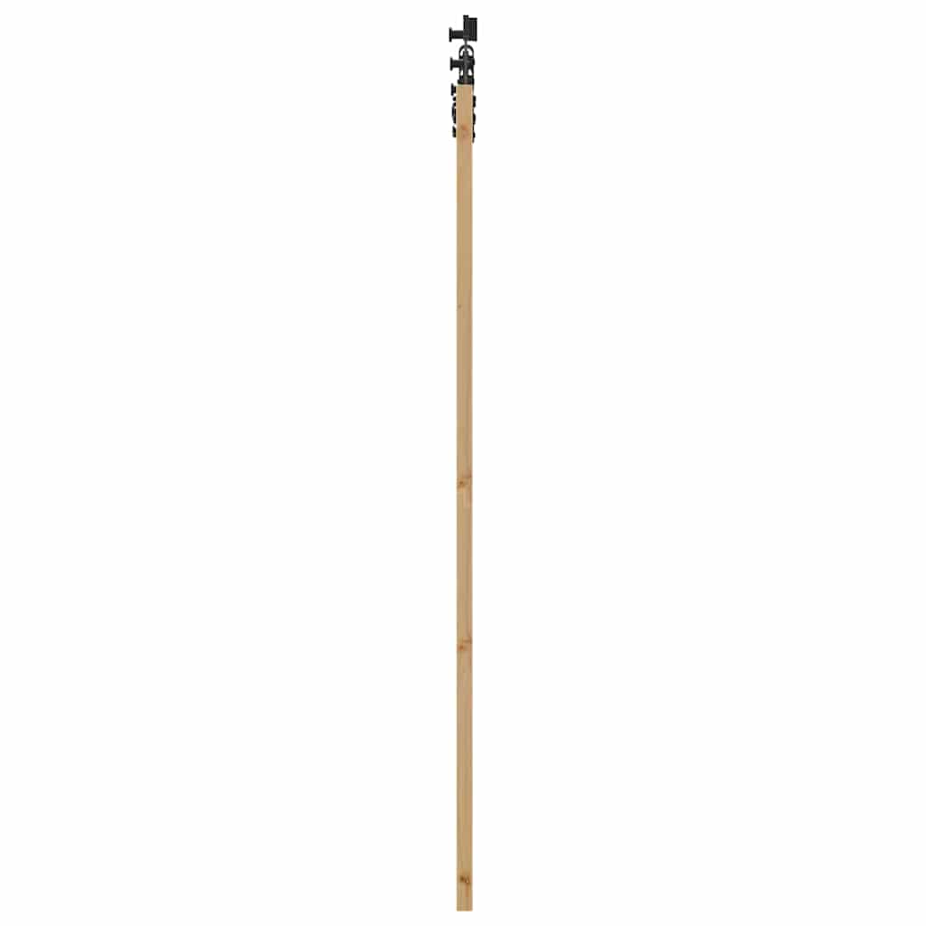 Porta scorrevole ORKDAL Naturale e Nero 61 x 198,5 cm | homemem39