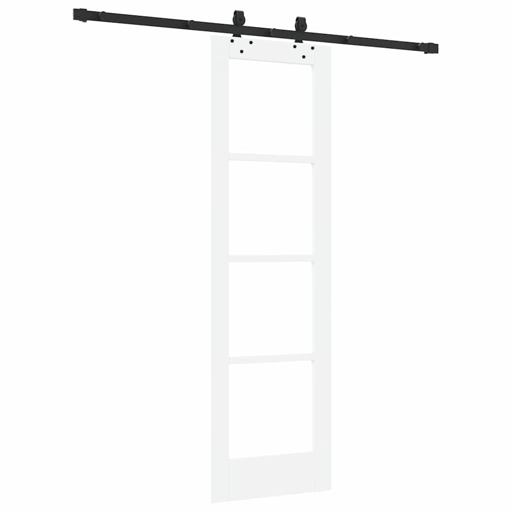 Porta scorrevole ORKDAL Bianco e Nero 61 x 198,5 cm | homemem39