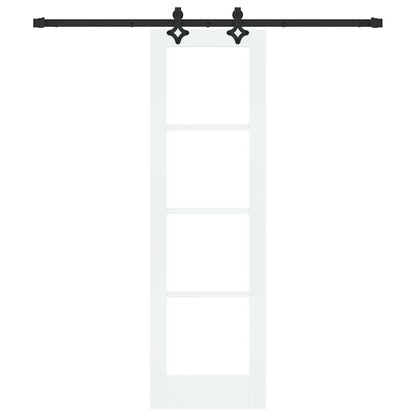 Porta scorrevole ORKDAL Bianco e Nero 61 x 198,5 cm | homemem39