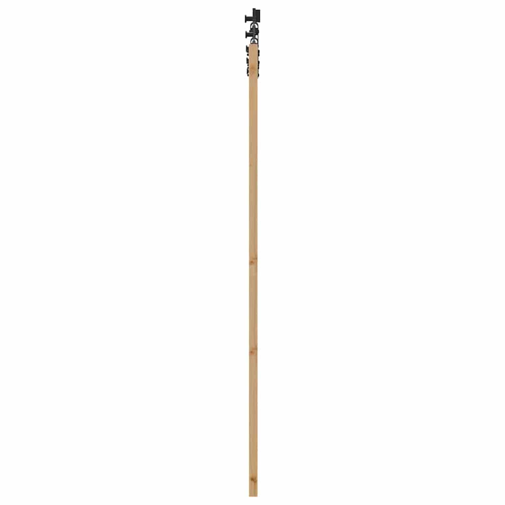 Porta scorrevole ORKDAL Naturale e Nero 73,5 x 198,5 cm | homemem39