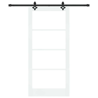 Porta scorrevole ORKDAL Bianco e Nero 93 x 202 cm | homemem39