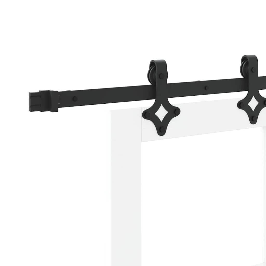 Porta scorrevole ORKDAL Bianco e Nero 93 x 211 cm | homemem39