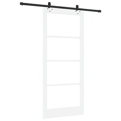 Porta scorrevole ORKDAL Bianco e Nero 93 x 211 cm | homemem39