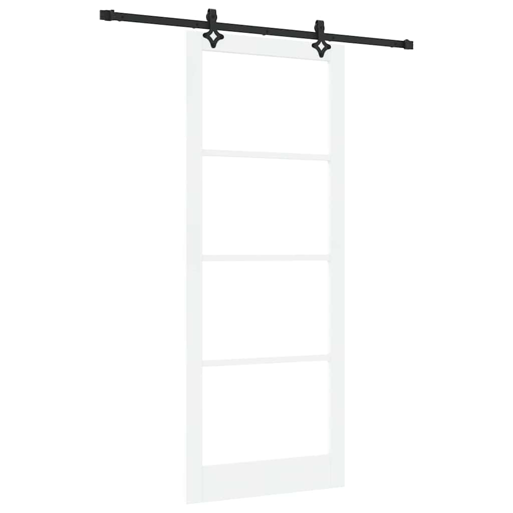 Porta scorrevole ORKDAL Bianco e Nero 93 x 232 cm | homemem39