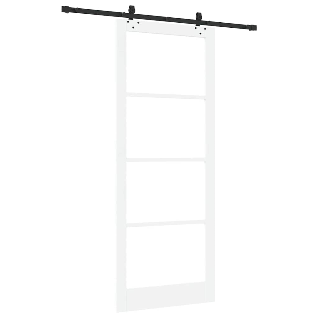 Porta scorrevole ORKDAL Bianco e Nero 93 x 232 cm | homemem39