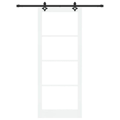Porta scorrevole ORKDAL Bianco e Nero 93 x 232 cm | homemem39