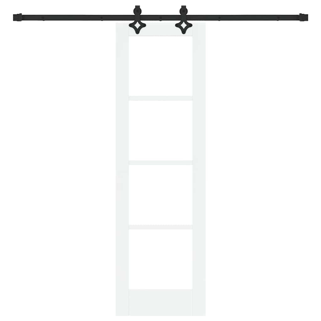 Porta scorrevole ORKDAL Bianco e Nero 61 x 198,5 cm | homemem39