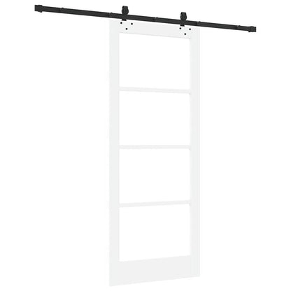 Porta scorrevole ORKDAL Bianco e Nero 83 x 202 cm | homemem39