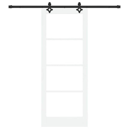 Porta scorrevole ORKDAL Bianco e Nero 83 x 211 cm | homemem39