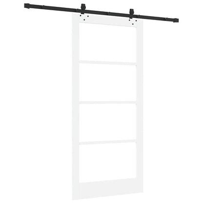 Porta scorrevole ORKDAL Bianco e Nero 93 x 202 cm | homemem39