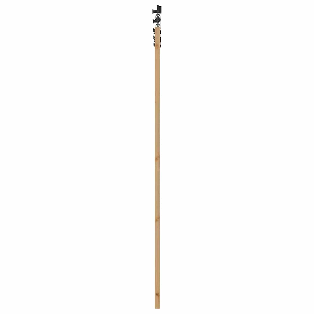 Porta scorrevole ORKDAL Naturale e Nero 93 x 211 cm | homemem39