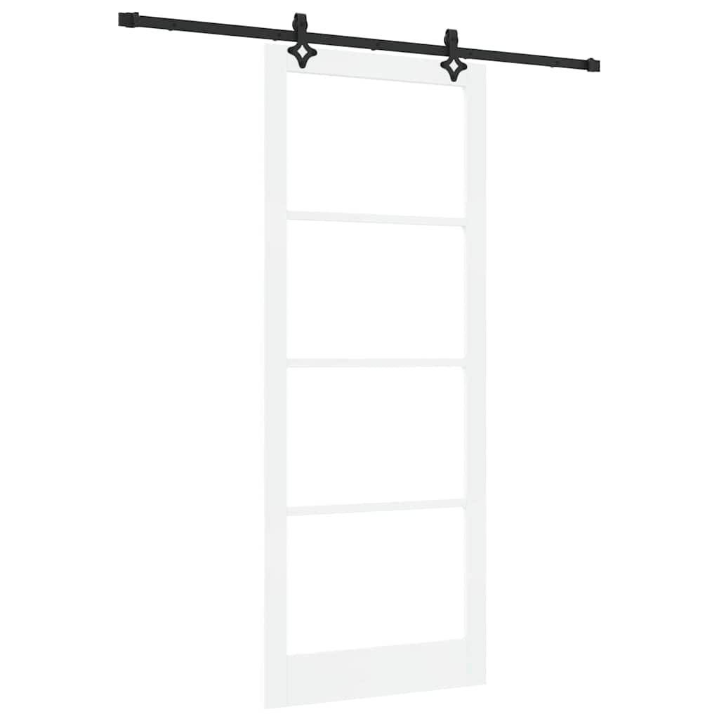 Porta scorrevole ORKDAL Bianco e Nero 93 x 232 cm | homemem39
