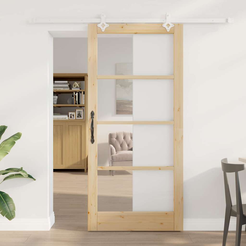 Porta scorrevole Naturale 93 x 202 cm | homemem39