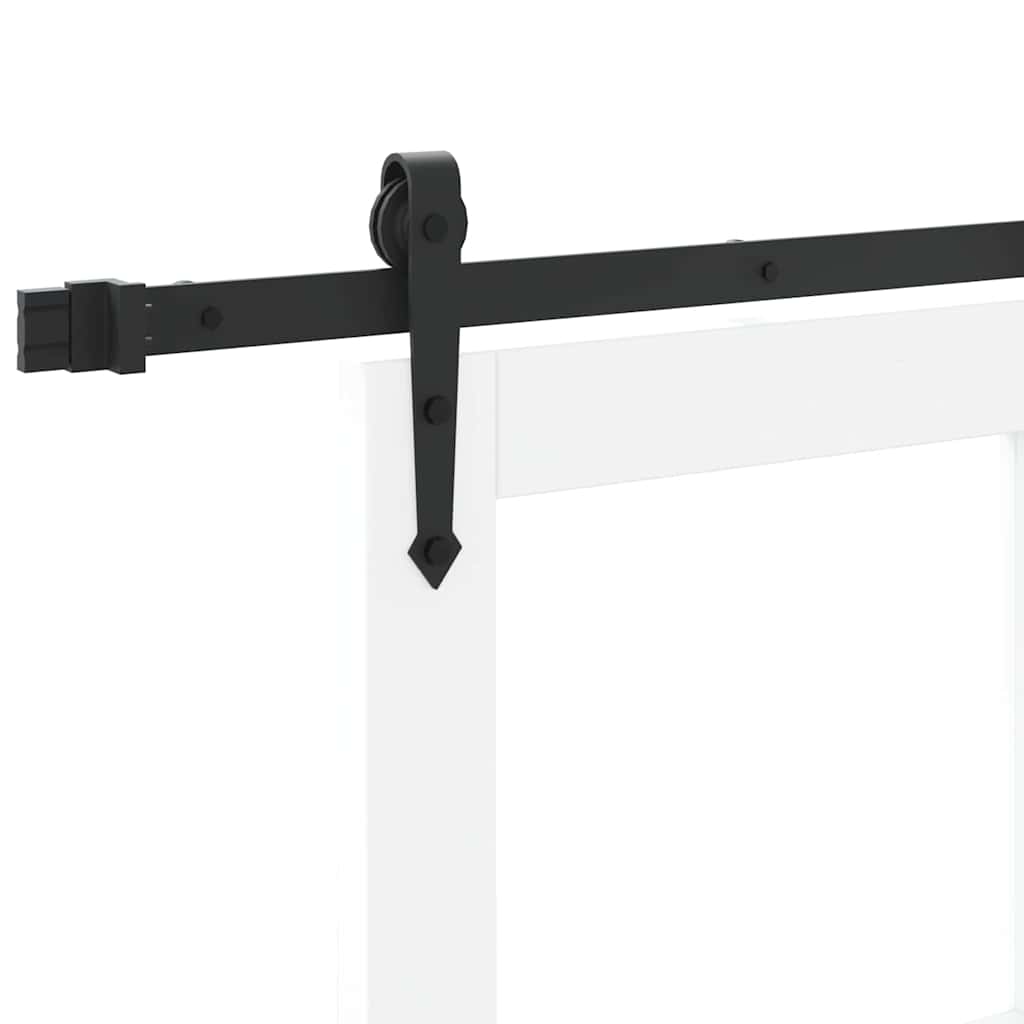 Porta scorrevole Bianco e Nero 61 x 198,5 cm | homemem39