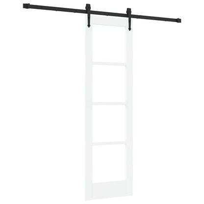 Porta scorrevole Bianco e Nero 61 x 198,5 cm | homemem39