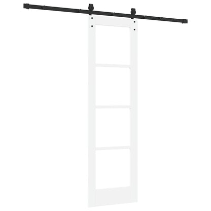 Porta scorrevole Bianco e Nero 61 x 198,5 cm | homemem39