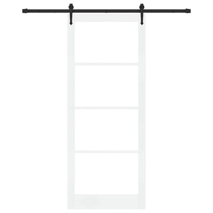 Porta scorrevole Bianco e Nero 93 x 232 cm | homemem39