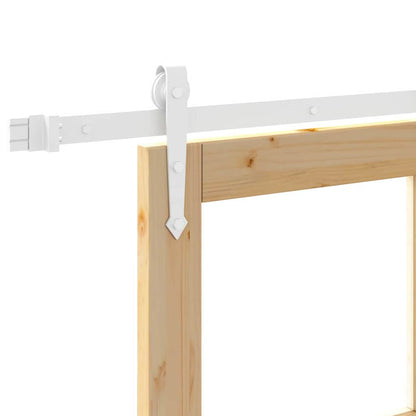Porta Scorrevole Marrone 73.5 x 198.5 cm Legno e metallo | homemem39