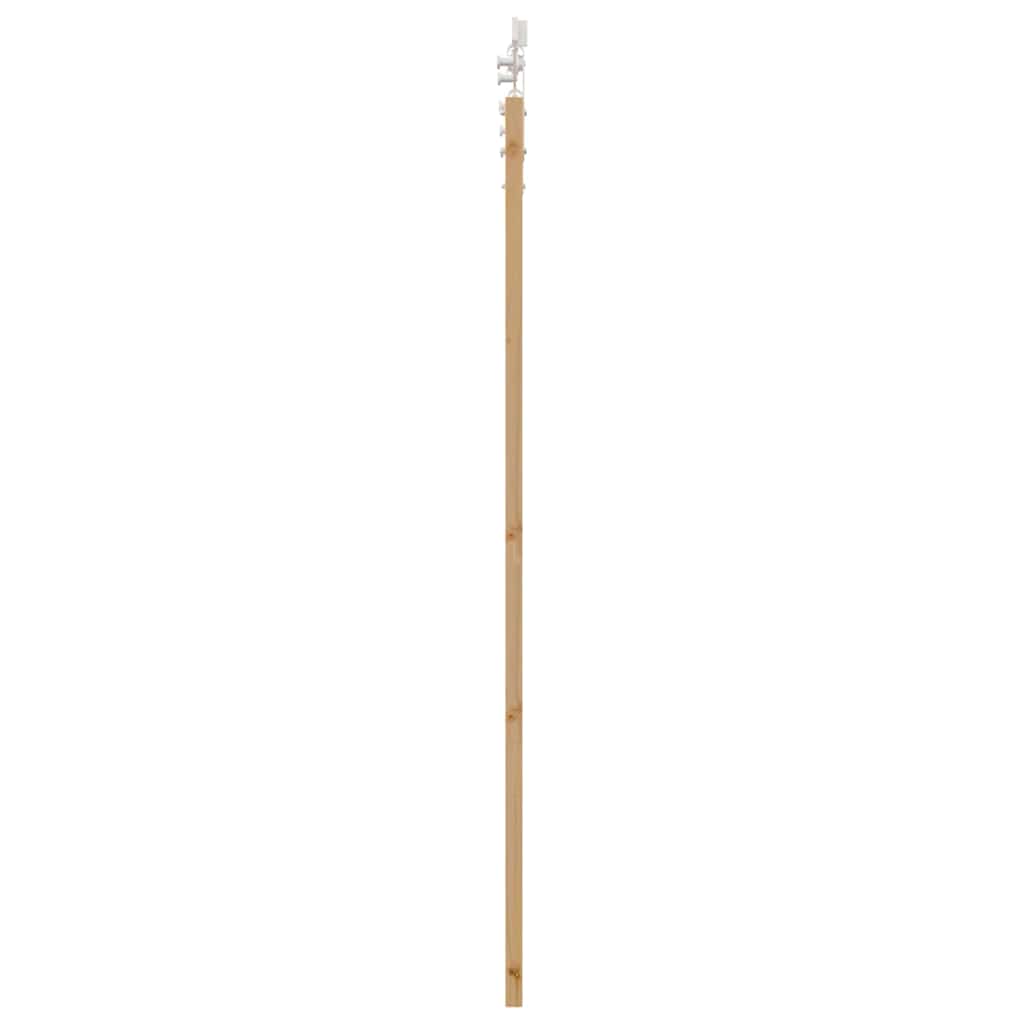 Porta Scorrevole Marrone 73.5 x 198.5 cm Legno e metallo | homemem39