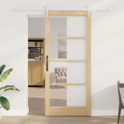 Porta scorrevole Naturale 93 x 211 cm