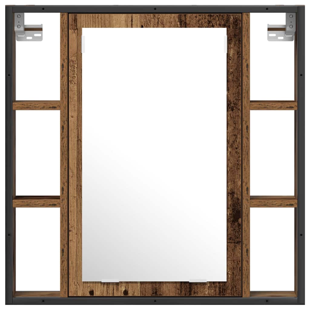 Set di mobili per il bagno 2 pcs Marrone Legno multistrato | homemem39