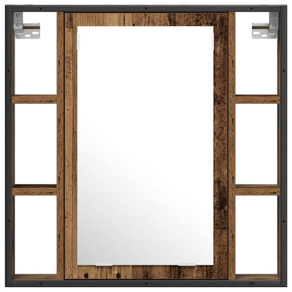 Set di mobili per il bagno 2 pcs Marrone Legno multistrato | homemem39
