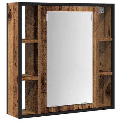Set di mobili per il bagno 2 pcs Marrone Legno multistrato | homemem39