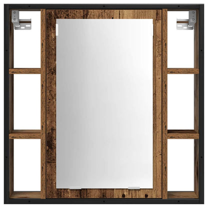 Set di mobili per il bagno 2 pcs Marrone Legno multistrato | homemem39