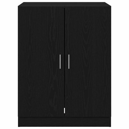 Armadio per Lavatrice 2 pcs Rovere Nero 70,5 x 71,5 x 181,5 cm | homemem39